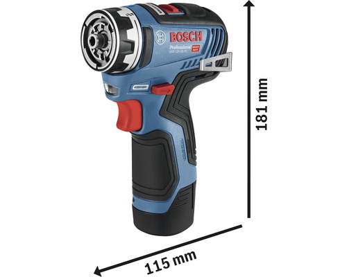 Bosch Professional GSR 12V-35 FC accuboormachine, inclusief accu en lader