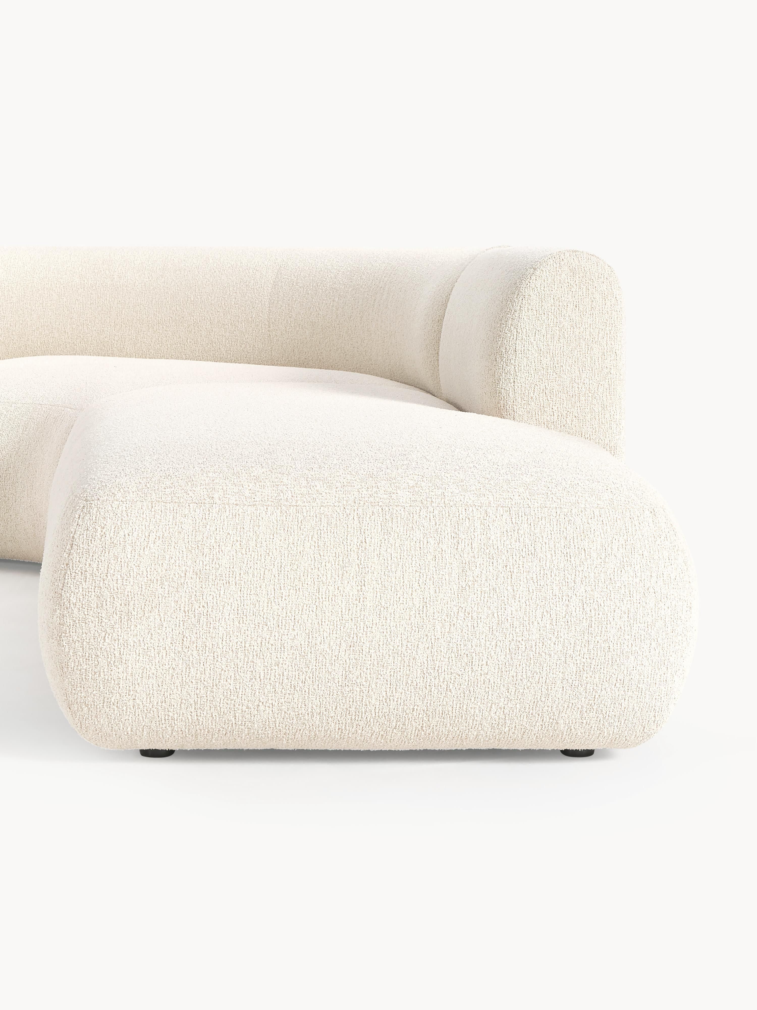 Modulaire bouclé hoekbank Sofia (4 zits)