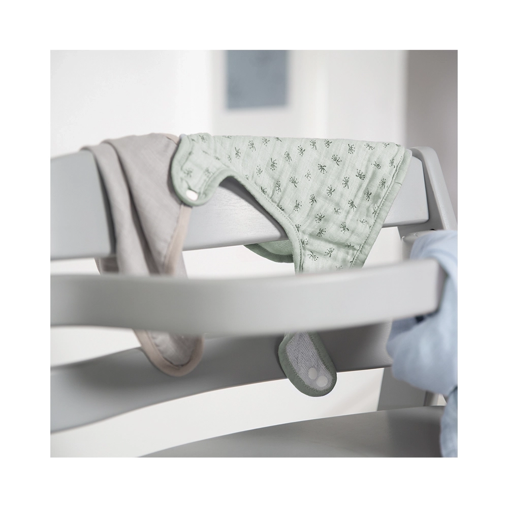 roba Organic Lätzchen 3er Set frosty green