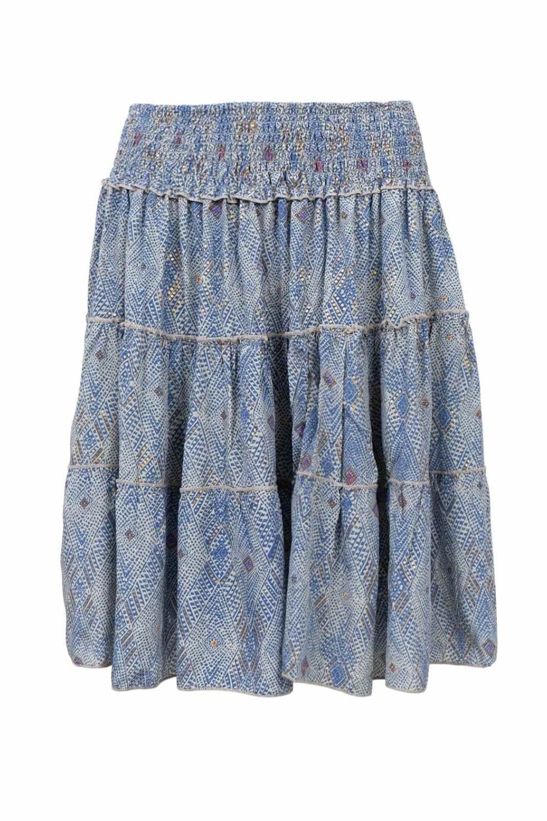 Black Colour Bcluna Boho Short Skirt 39219