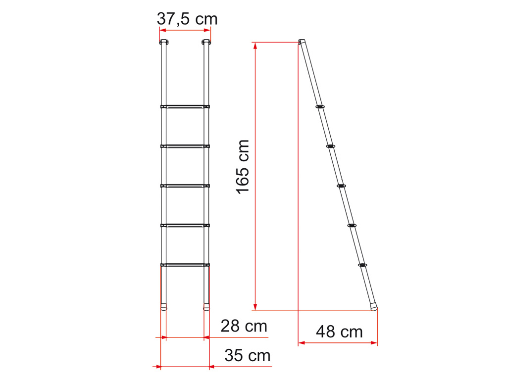 Fiamma Deluxe 5B ladder