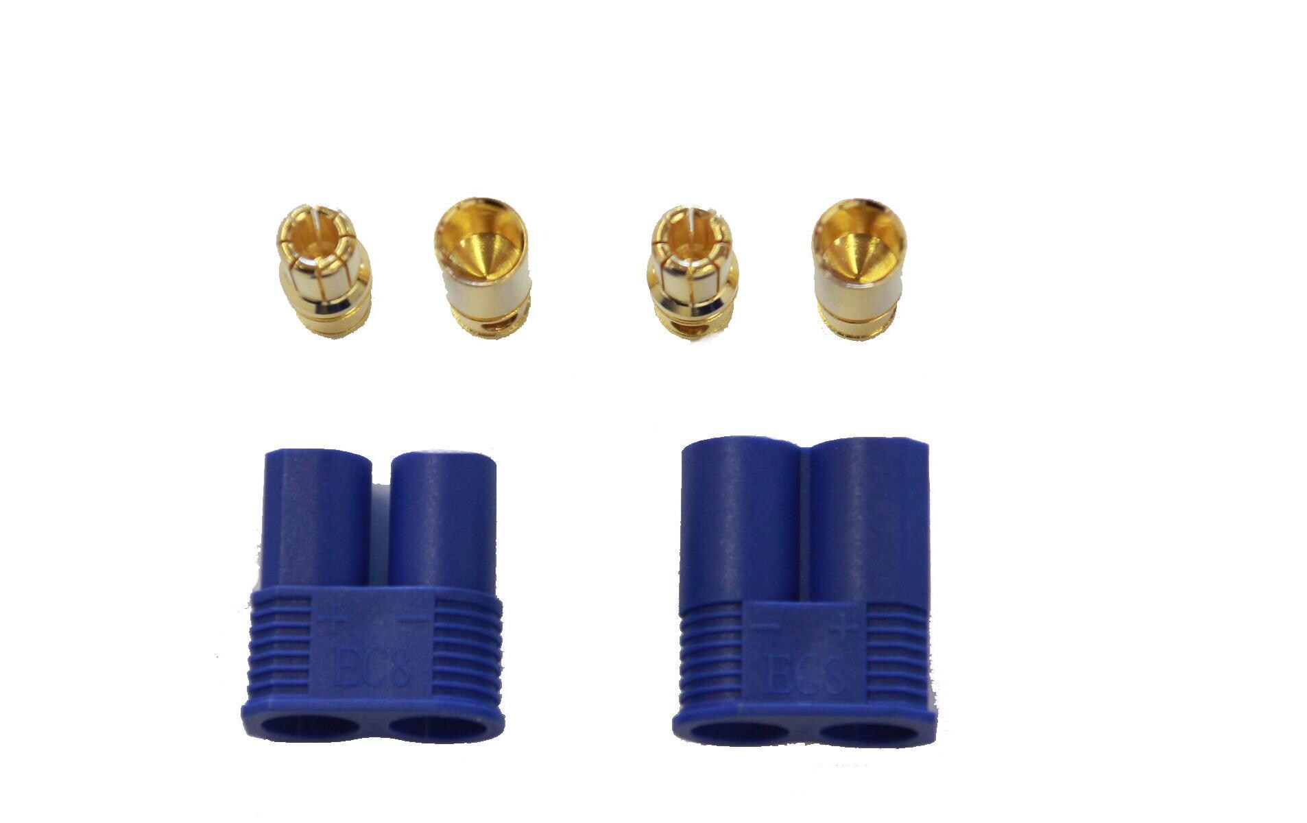 Stecker EC8 1 PaarEC8 Akkustecker