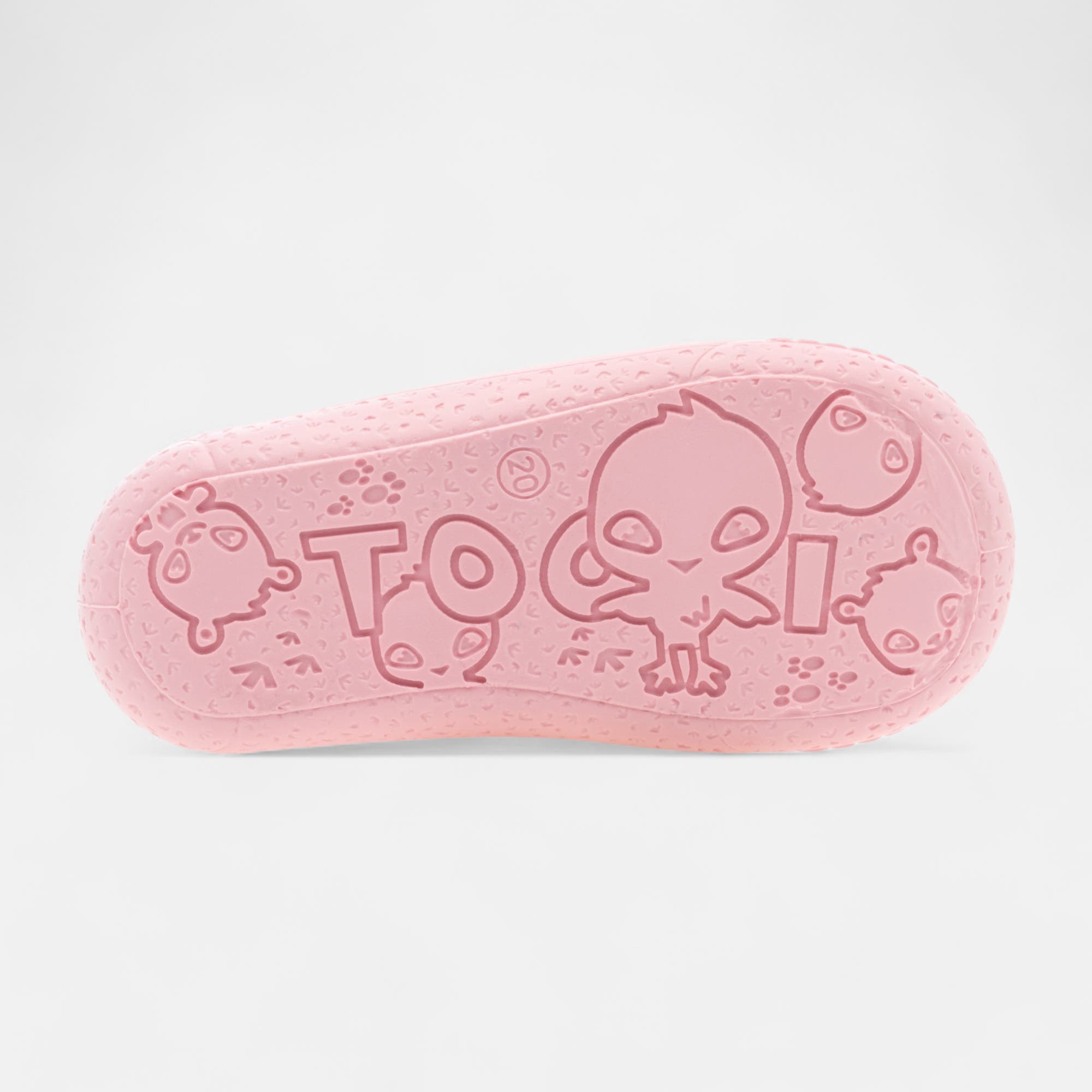 Pantoufles botillons zippés Bébé fille rose