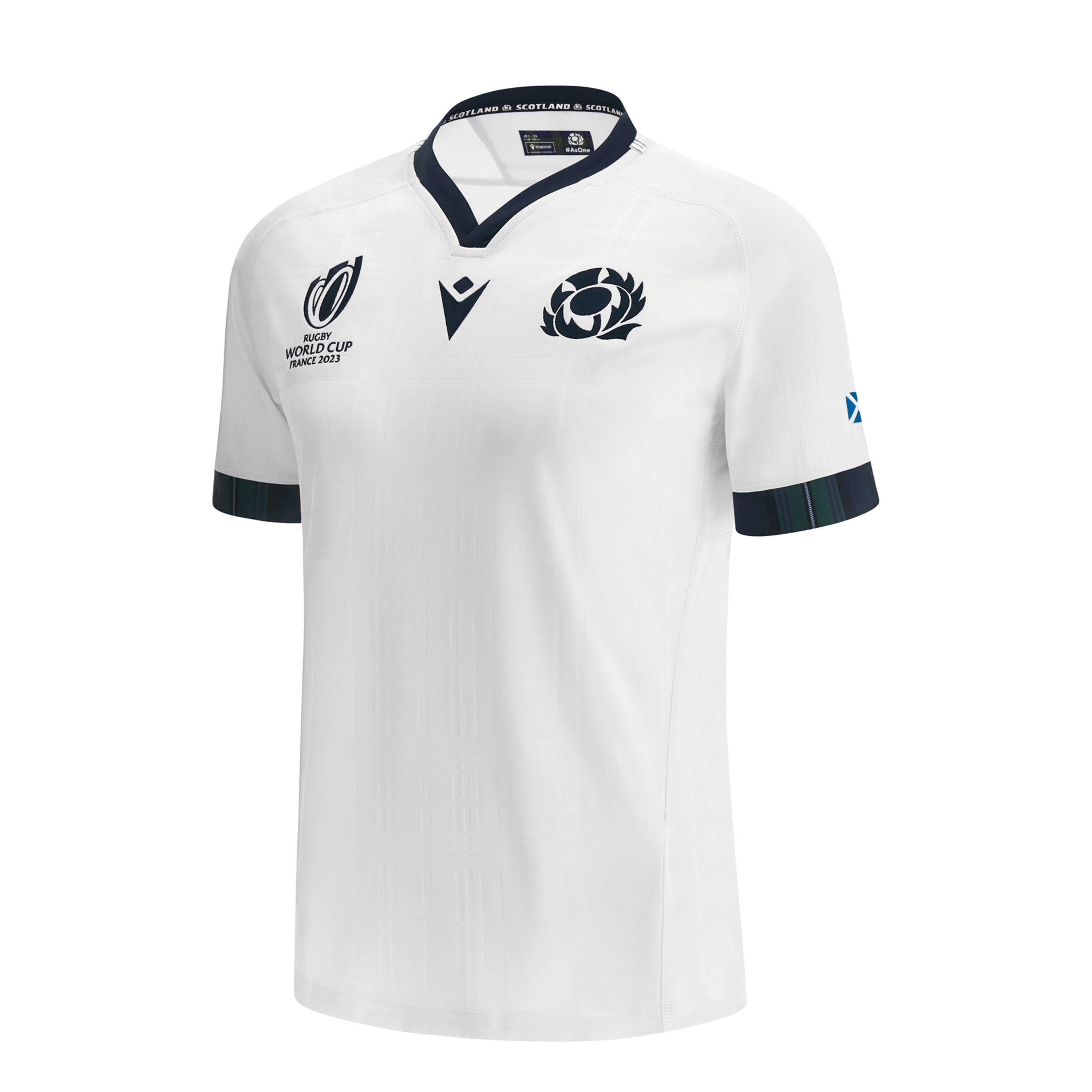 Macron Scotland Rugby Away Shirt 2023 2024 Juniors