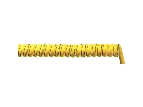 Lapp ÖLFLEX Spiral 540 P, 1,2 m, Gul, 3000 V, 2,5 mm², -30 - 50 °C, 5,1 cm
