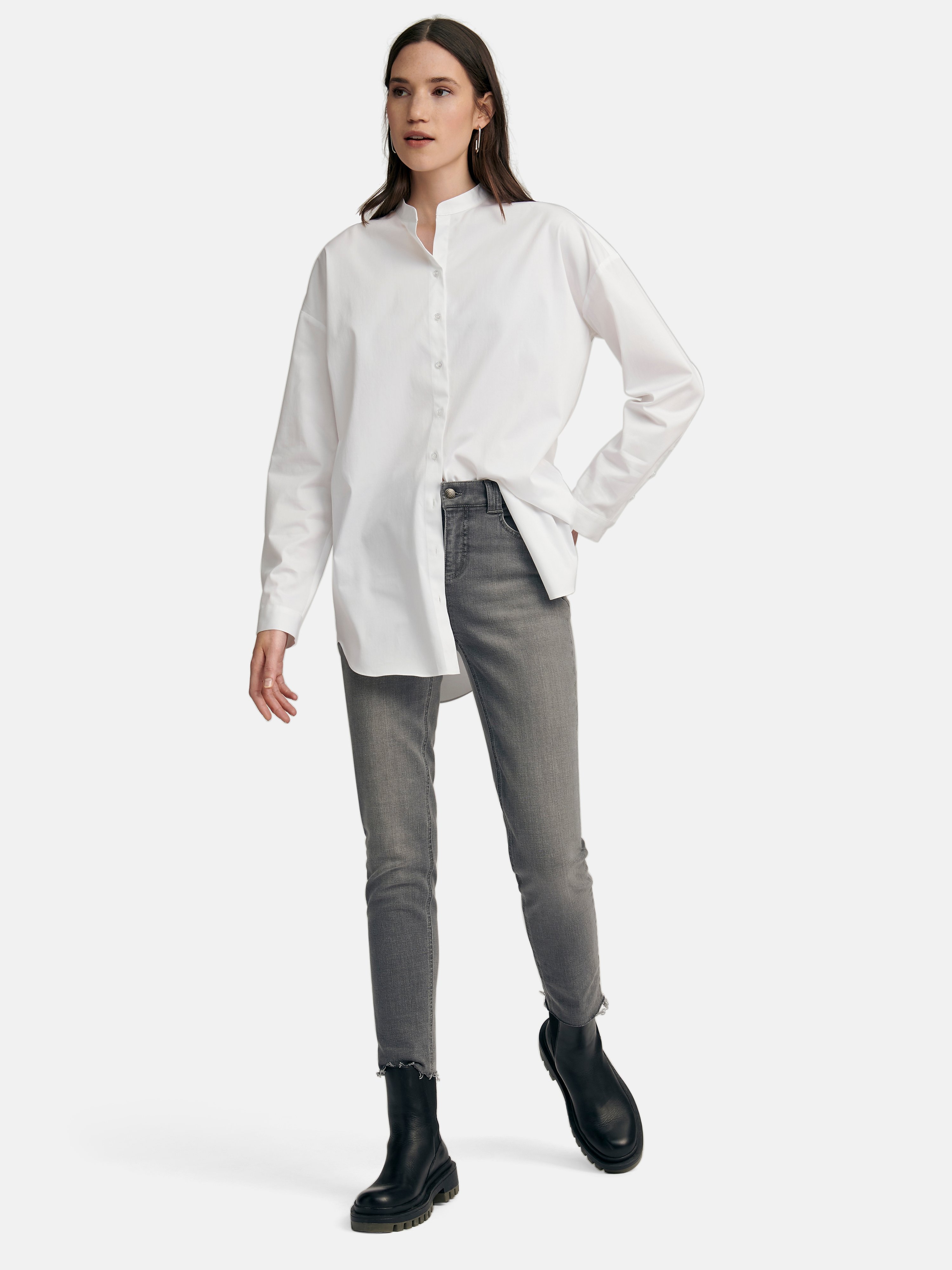 Knöchellange Slim-Fit-Jeans