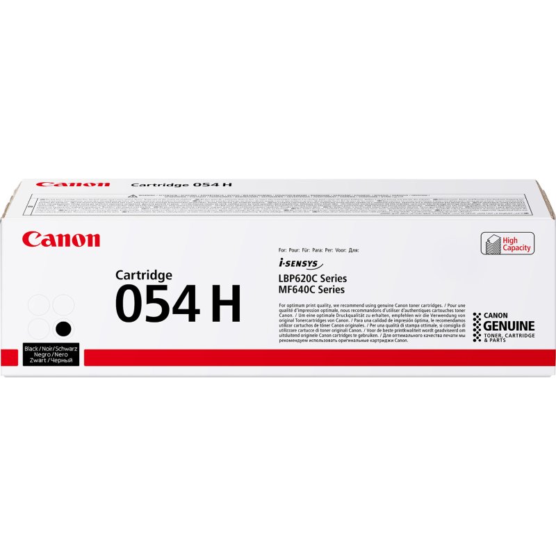 Canon 054H - Toner haute capacité noire pour imprimante laser