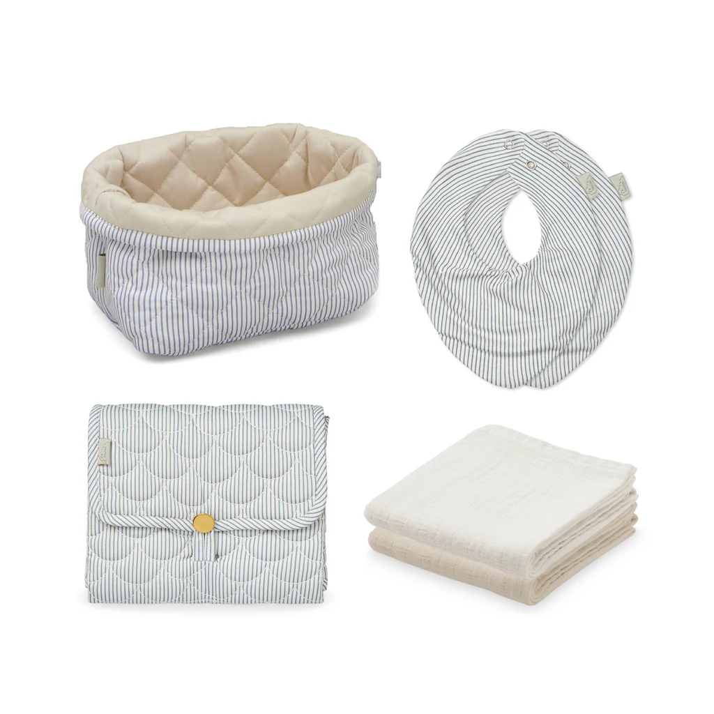 Babygavesæt, lille - Classic Stripes Blue