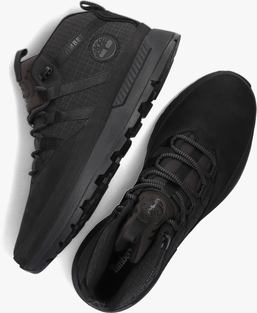 TIMBERLAND zwarte timberland veterboots euro trekker mid