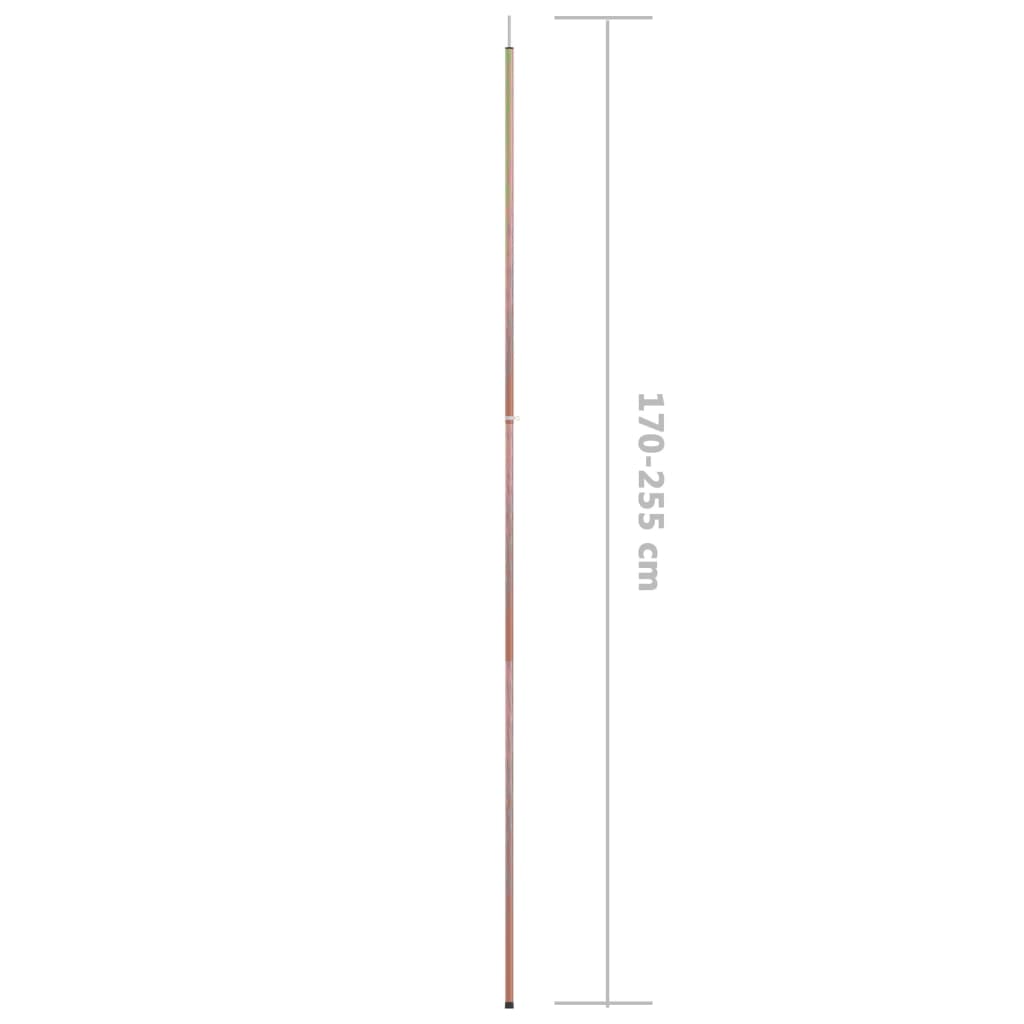 Vareta telescópica para barraca Vidaxl, 1 peça