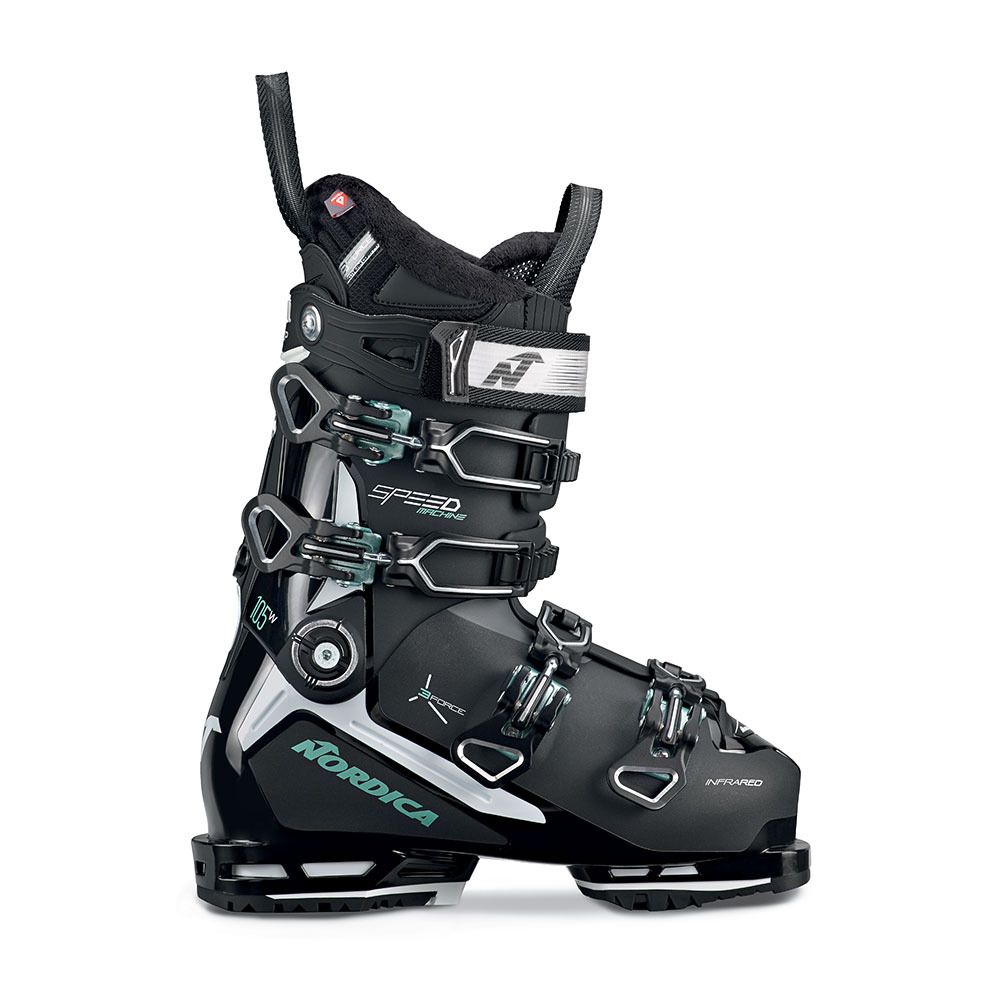 Nordica SPEEDMACHINE 3 105 (GW) - Chaussures ski Femme noir/blanc/vert