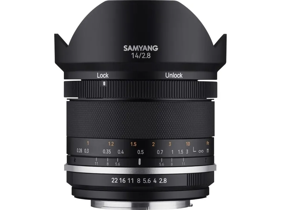 Samyang Nikon F 14 mm F/2.8 MF MK2 objektiv