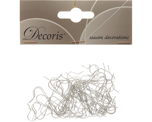 Zilveren hangers, 50 stuks.
