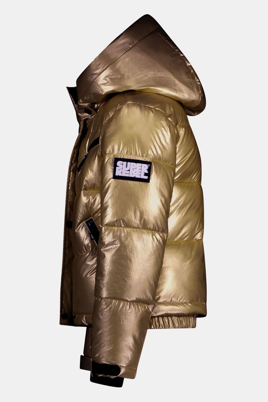 SuperRebel  SuperRebel  Spicy Girls Metallic Hooded Ski Jacket, Extra Clos Ski-Jas Junior