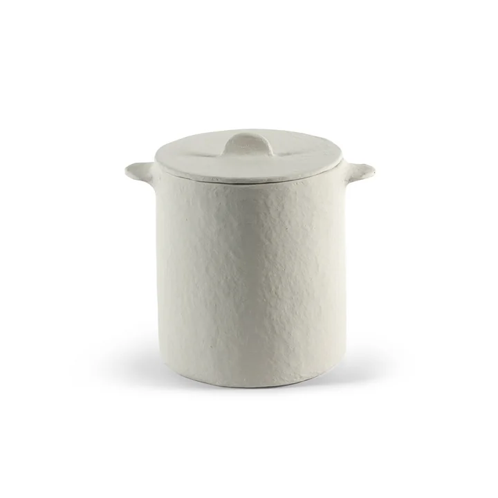 Searx - Earth Pot mit Deckel S, weiss