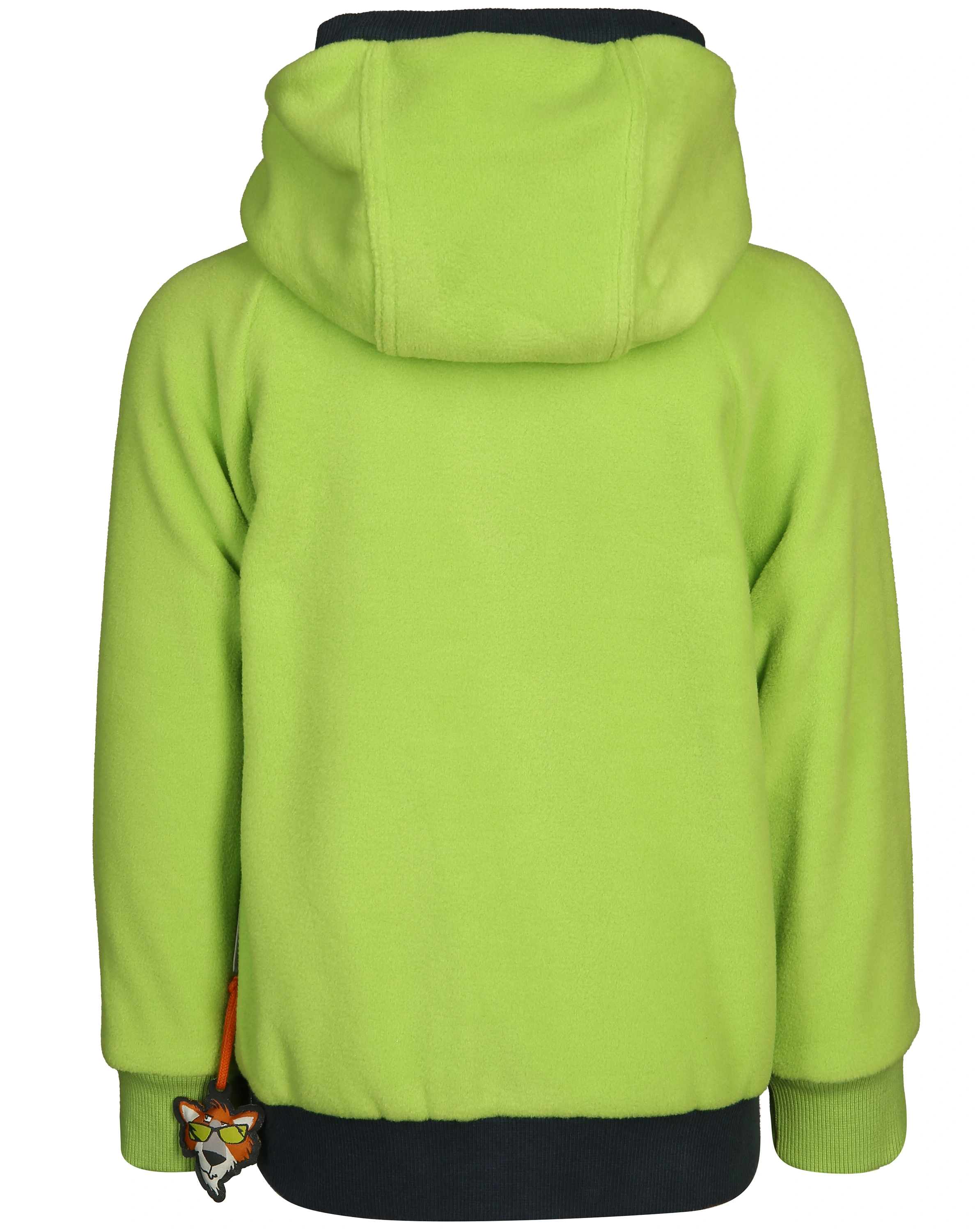 Fleecejacke SAFARI mit Kapuze in grün