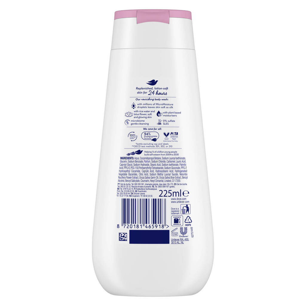 Glowing verzorgende douchegel - 6 x 225 ml