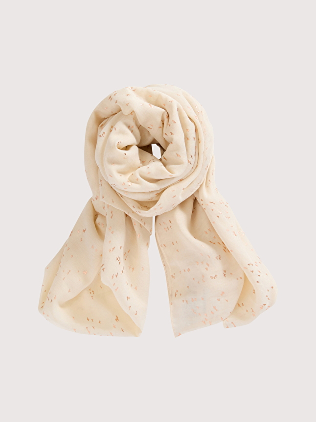 Foulard détails dorés