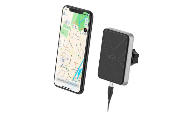 XLayer Magfix Smartphone Kfz-Ladegerät Wireless Charging Qi-Zertifiziert
