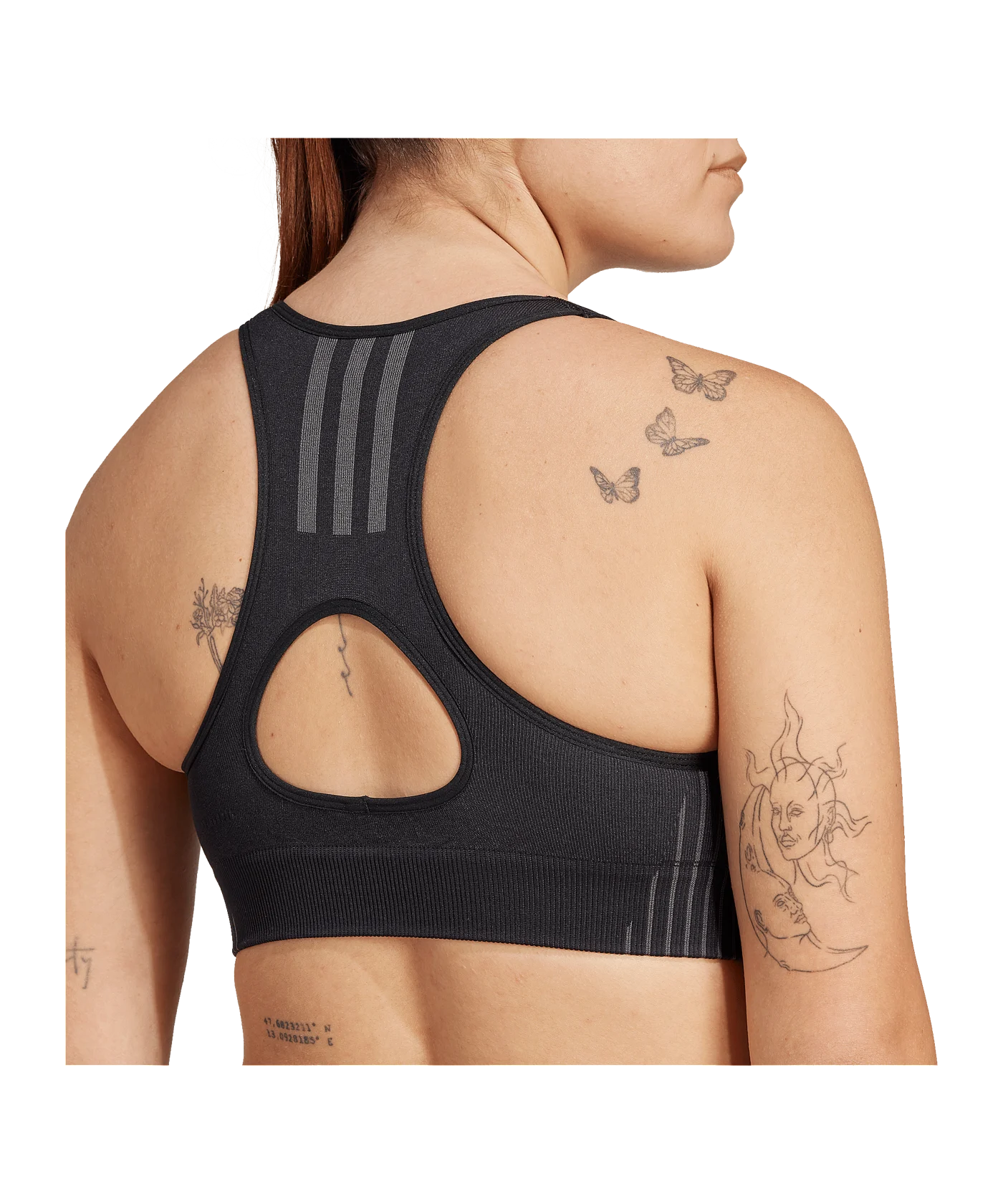 adidas Aeroknit Sport-BH Schwarz