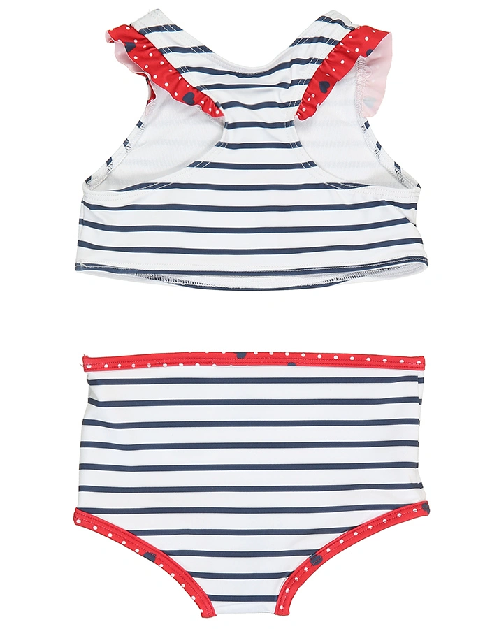 Bikini BADEZEIT 2-teilig gestreift in navy
