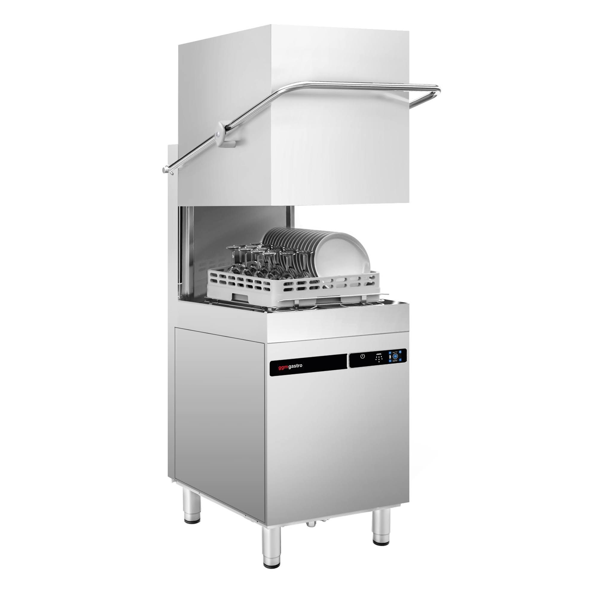 ggm gastro Durchschubspülmaschine Touch 9,66 kW mit Reiniger