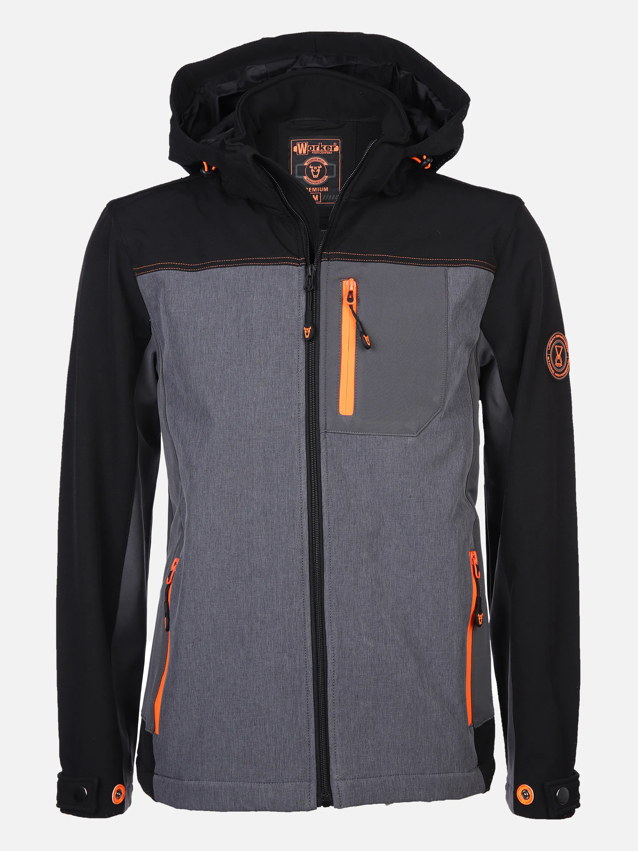 Herren Softshelljacke mit vielen Details