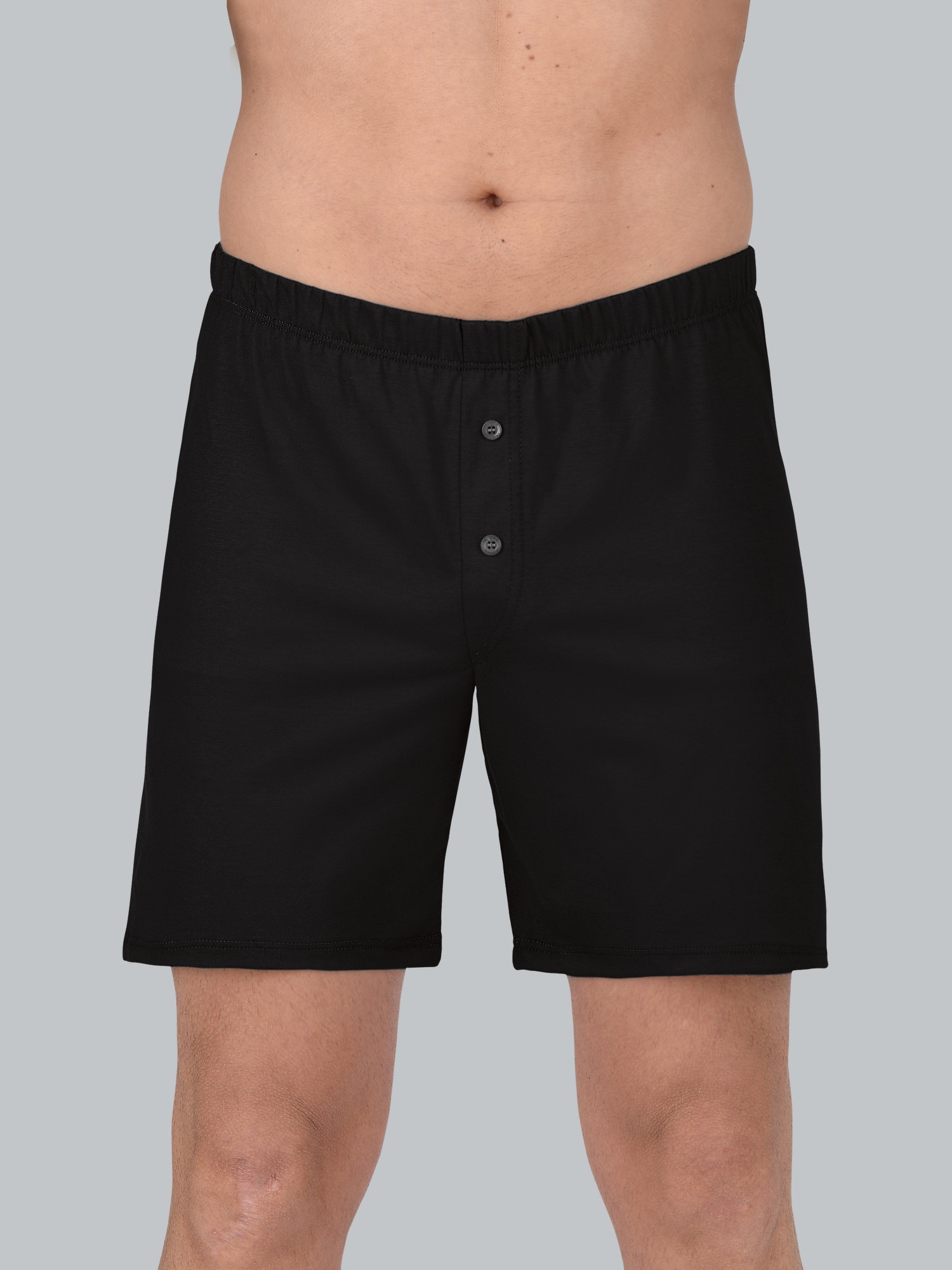 Boxershorts aus 100% Biobaumwolle Schwarz-C2C