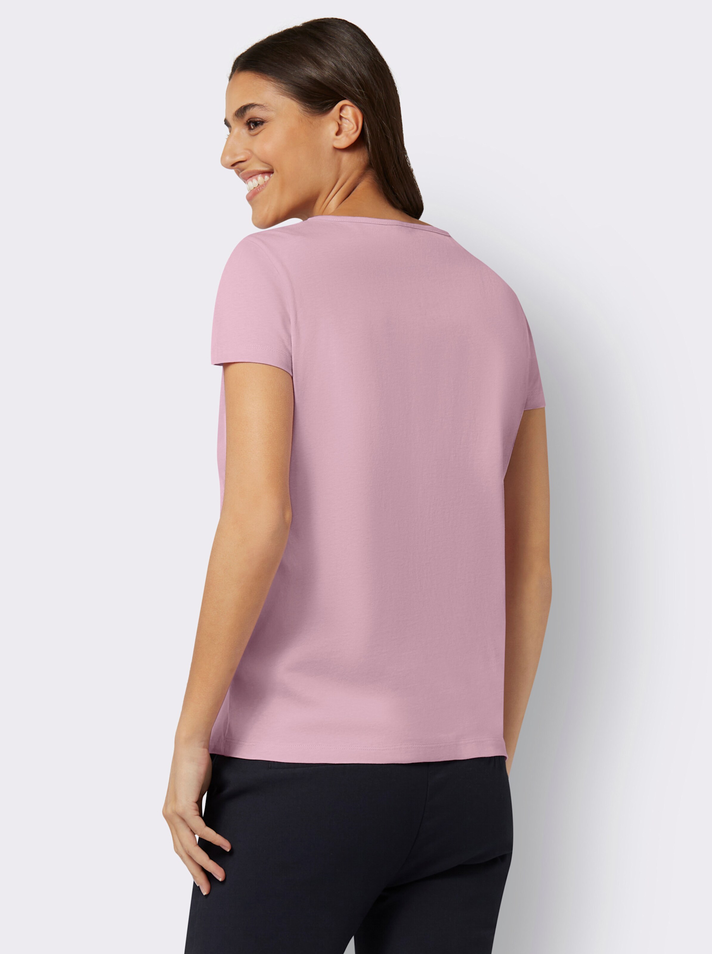 Kurzarmshirt mit Blütendruck