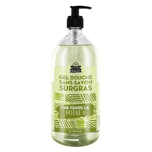 Gel de banho Les Petits Bains de Provence 1L Pêra
