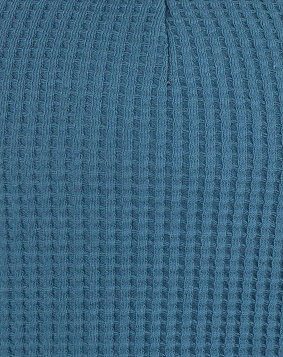 Beanie WAFFLE PIQUÉ in steel blue
