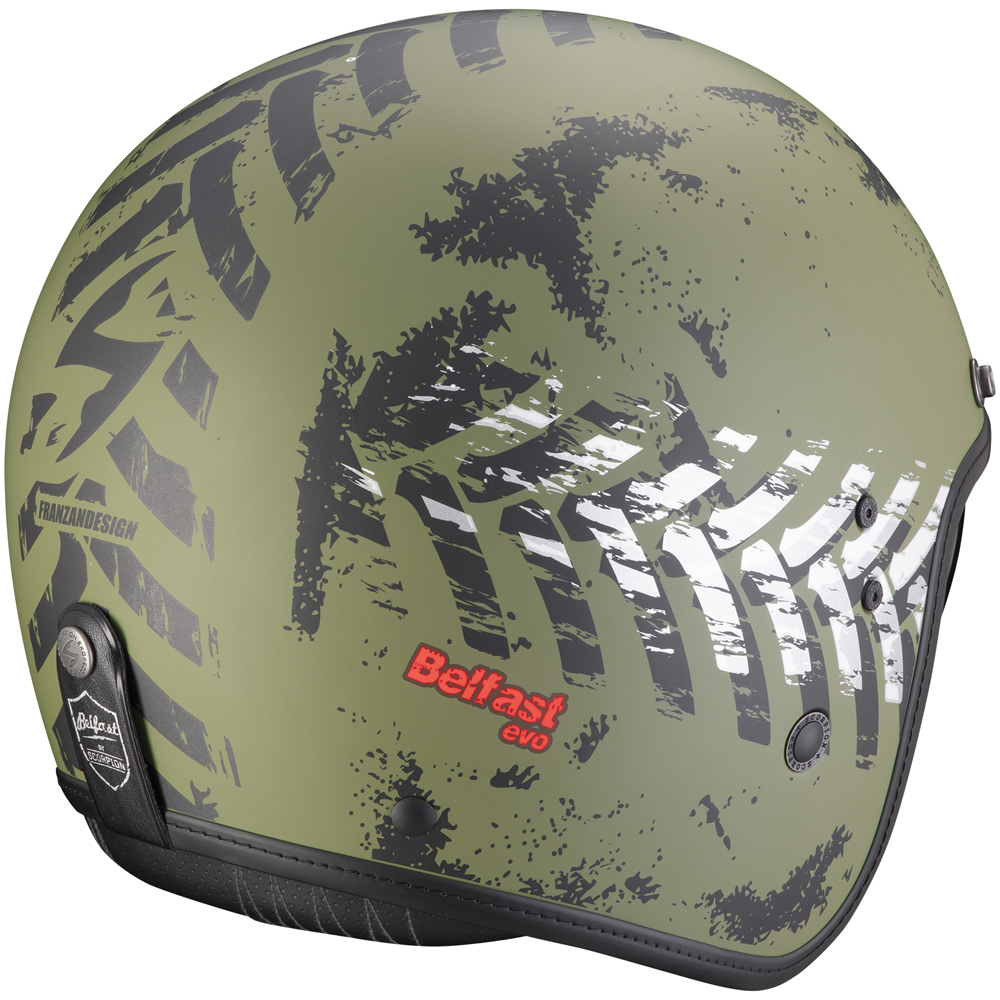 Scorpion - Casque Belfast Evo Nevada Kaki / Argent