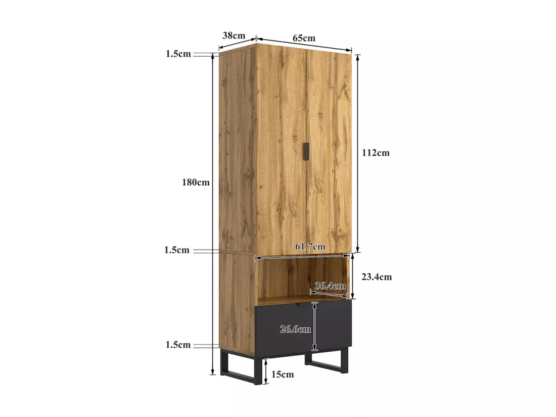 Ensemble vestiaire avec banc à chaussures et coussins, accessoires suspendus à l'avant, tiroirs et étagères réglables
