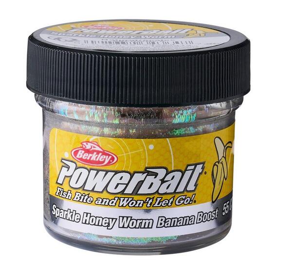 Leurres truite Berkley Powerbait Power Scales Honey Worm 2.5cm (55 pcs)