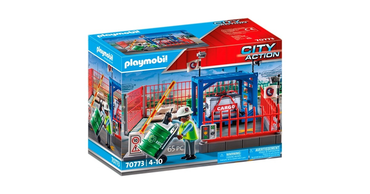 PLAYMOBILCity Action - Goederenmagazijn Constructiespeelgoed  (70773)