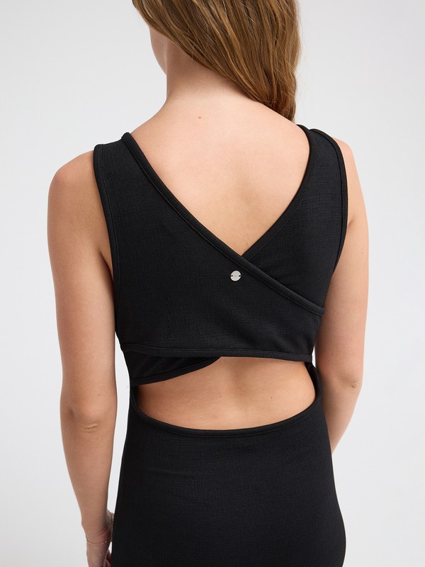Good Keepsake Robe midi Noir Femme