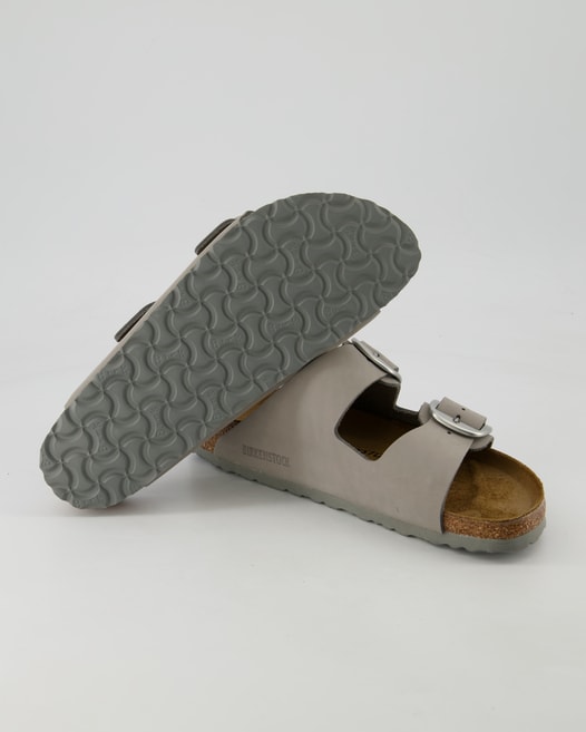 Birkenstock Arizona Big Buckle Pantoletten in Grau