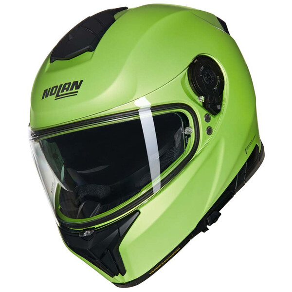 Nolan - Casque N80-8 Mivedi N-Com Vert Clair / Noir / Mat