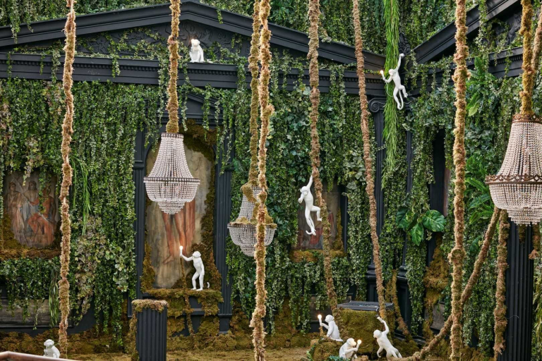 Seletti Monkey Hanging wandlamp wit rechts