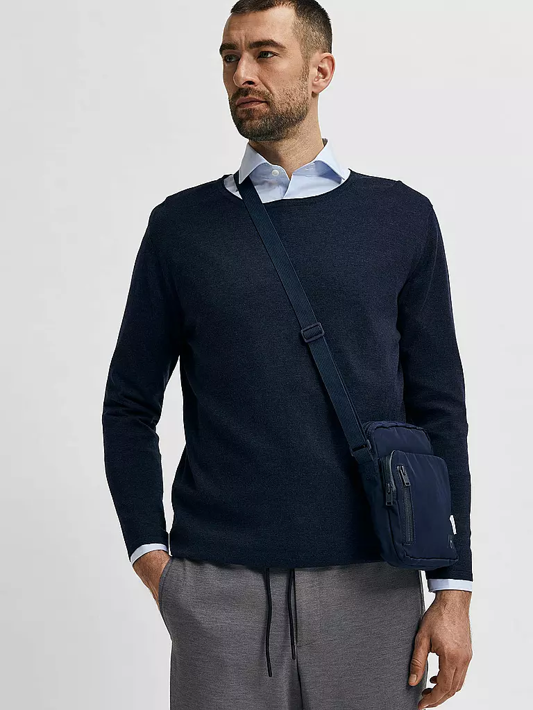 SELECTED Pullover SLHROME  dunkelblau