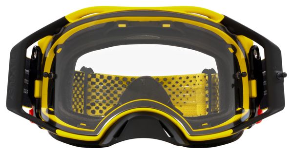 Masque Oakley Airbrake MX Moto Jaune / Clear / Ref: OO7046-E2