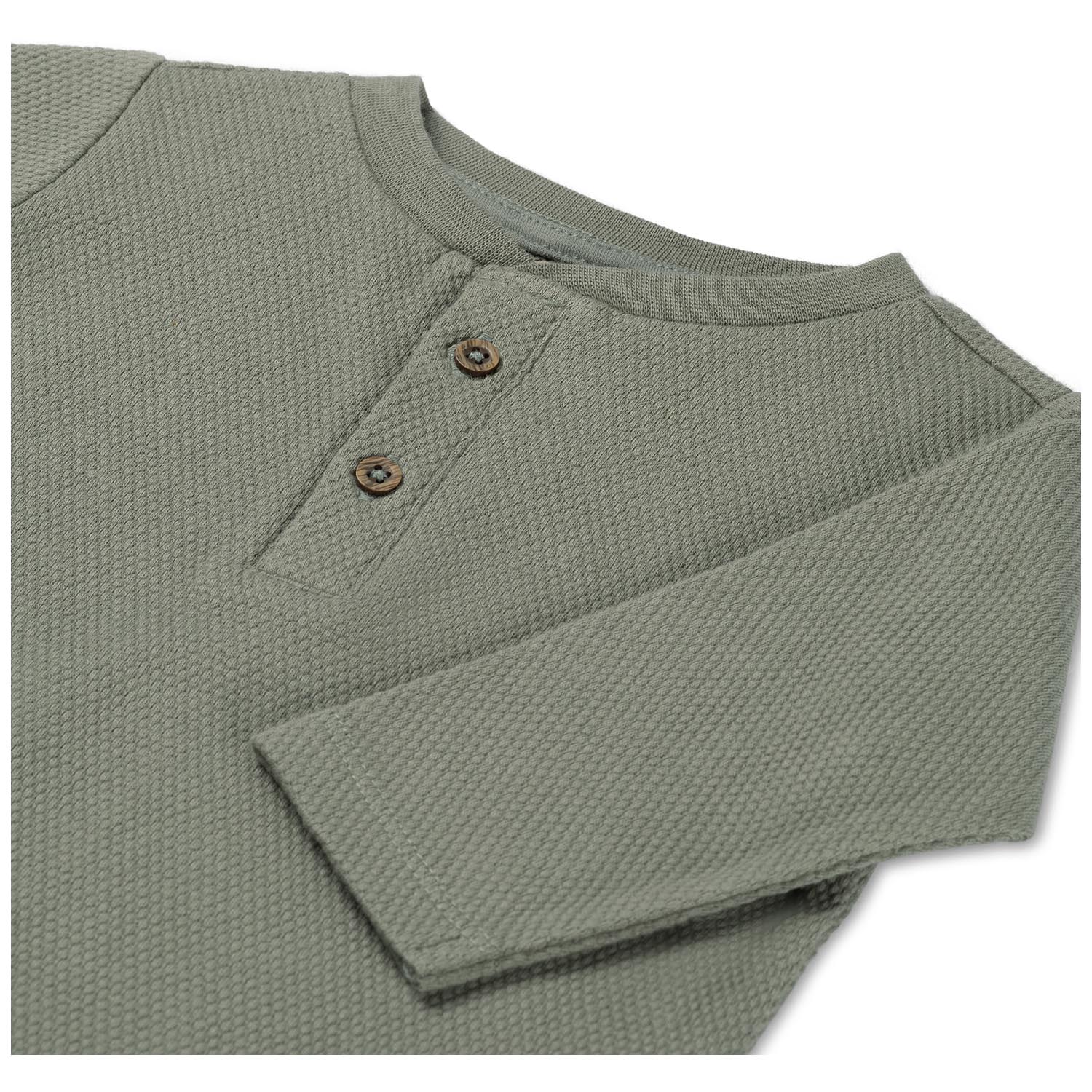 Sweet Petit baby shirt Jop lange mouwen effen groen