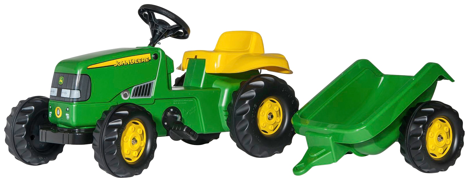 rolly toys® Trettraktor »rollyKid, John Deere« mit Trailer