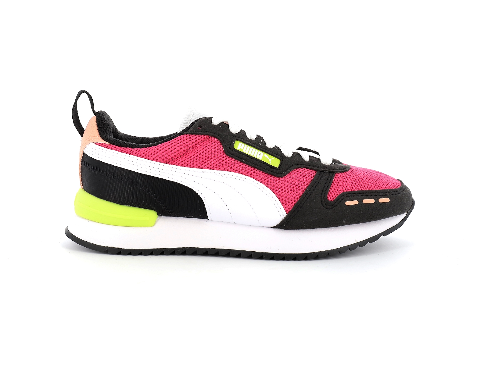 Puma-373117 Matières combinées Noir-Rose