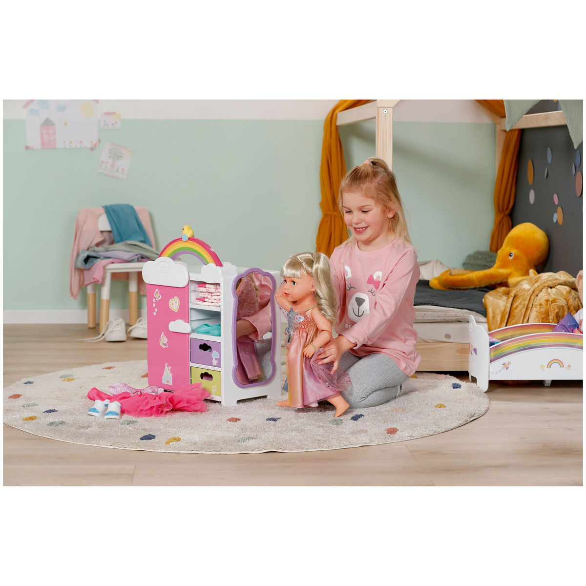BABY bornBABY born   Regenbogen Schrank