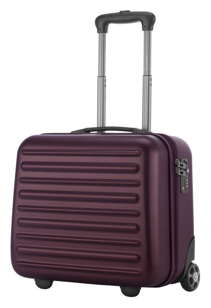 Tegel - mala de viagem rígida para piloto, cor bronze metálico fosco, certificação TSA, 38 cm, 32 litros