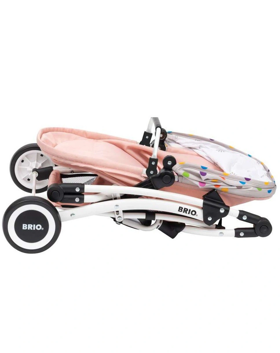 Puppenwagen FLEX mit Multifunktions-Top in rosa/bunt