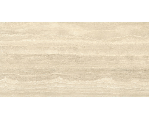Porseleinen steengoed wand- en vloertegel Travertino Classico 60 x 120 x 1 cm mat gerectificeerd