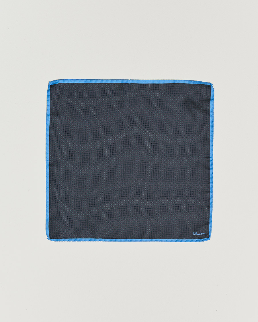 Stenströms Silk Handkerchief Dark Grey