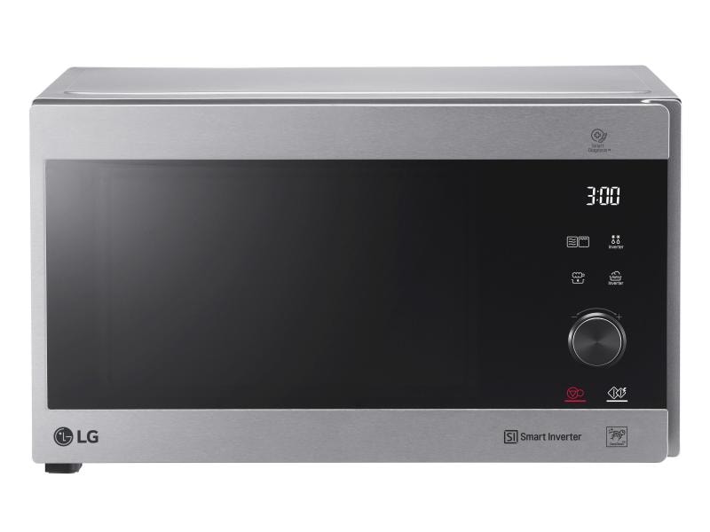 LG Mikrowelle NeoChef MH6565CPS Silber 1000 W-Mikrowelle mit präziser Temperaturregelung